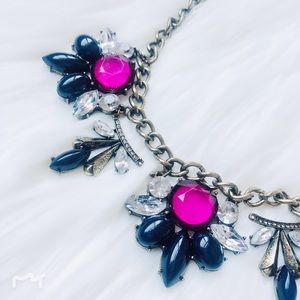 LastCall! {J.Crew} Crystal cluster stone necklace